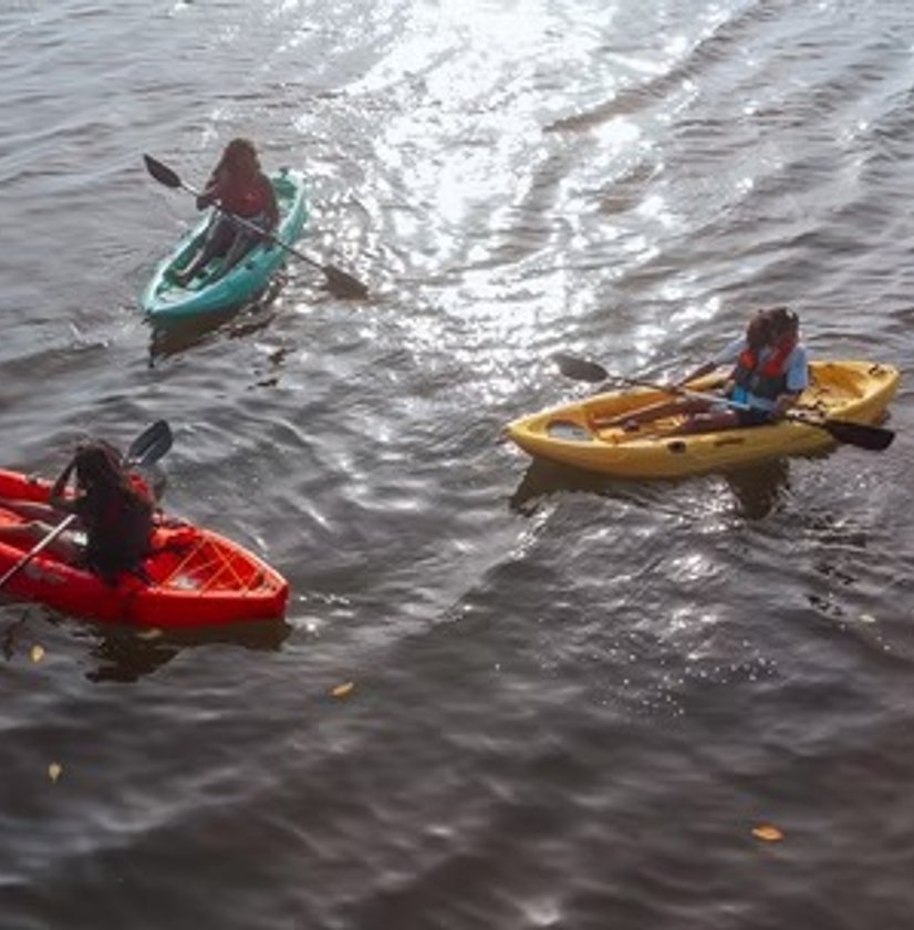 Kayaking Together